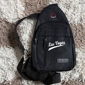 Las Vegas Black Sling Bag